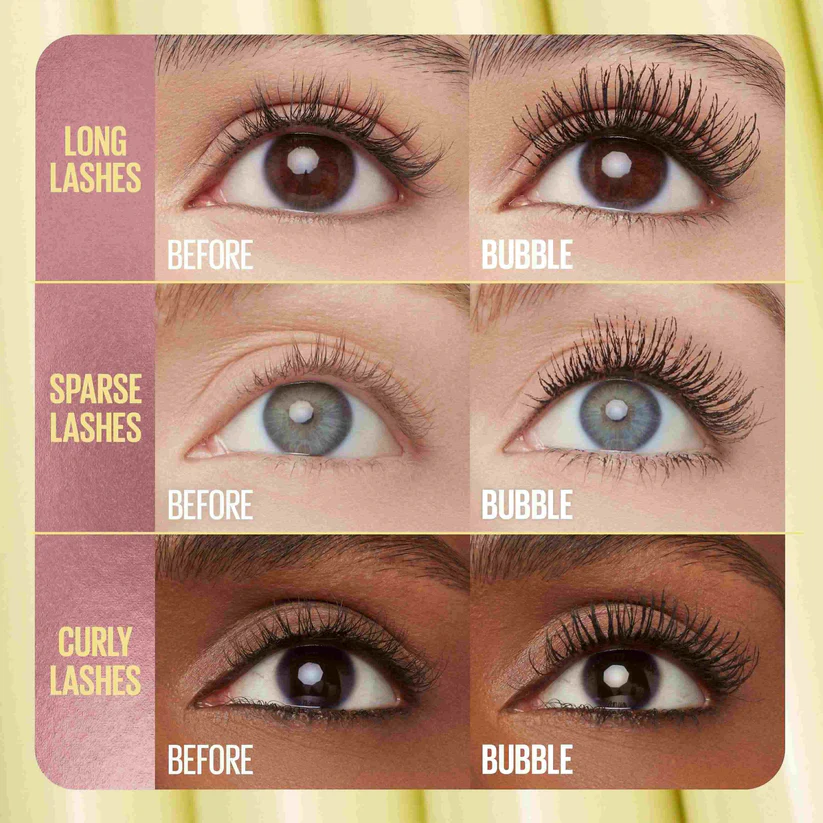 💖Buy 1 Get 1 Free💖Washable Mascara, Buildable Mascara Volume and Length Formula for Bold, Separated Lashes