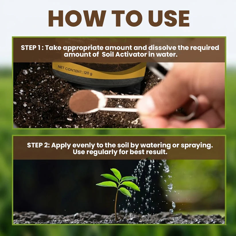 🏆 SAVE 60% OFF TODAY ONLY 🌳Plant Organic Soil Activator - Improve Soil Health & Maximize Plant Growth Naturally