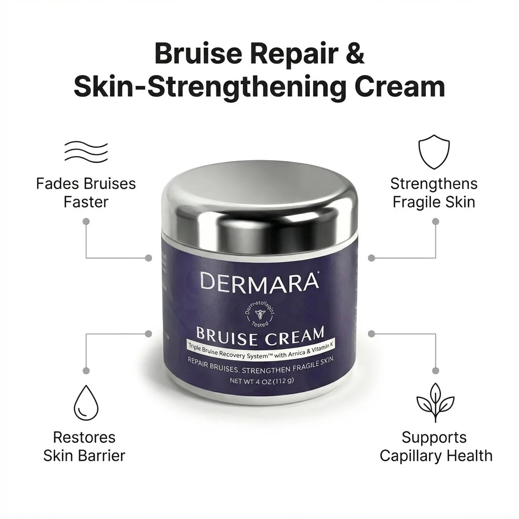 Dermara: Finally, A Cream That Fades Bruises On Fragile Skin